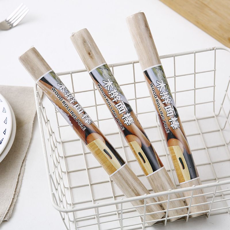 Cây lăn bột làm bánh bằng gỗ 28cm