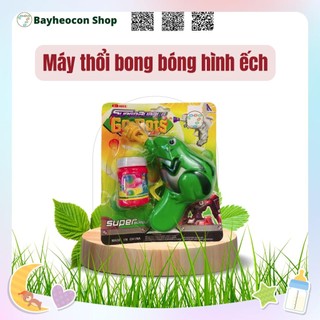 Đồ chơi máy thổi bong bóng xà phòng hình ếch con