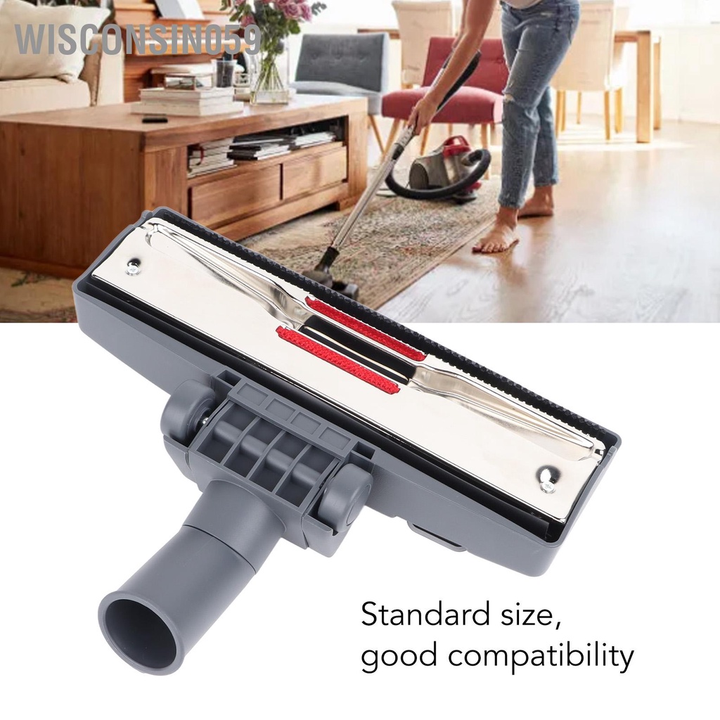 Wisconsin059 Máy Hút Bụi Kèm Đầu Bàn Chải Lau Sàn Mục Đích Kép Thay Thế Đường Kính Trong 35 Mm