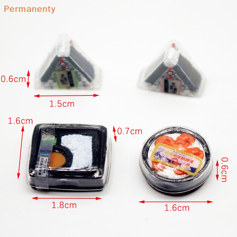 Bộ 2 Mô Hình sushi Đồ Chơi Trang Trí Nhà Búp Bê