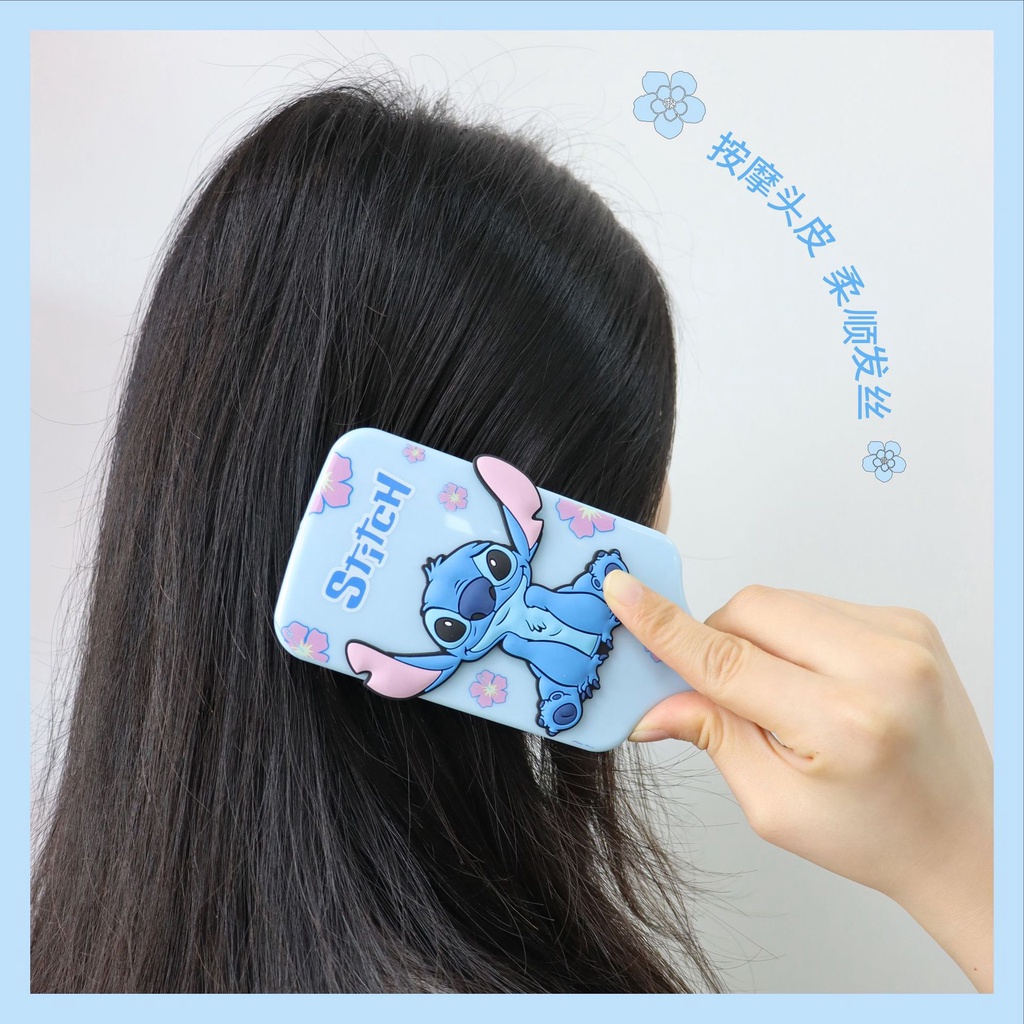 Lược Đệm Mát Xa Có Giá Trị Cao Hình Dâu Tây / Gấu stitch disney Mới