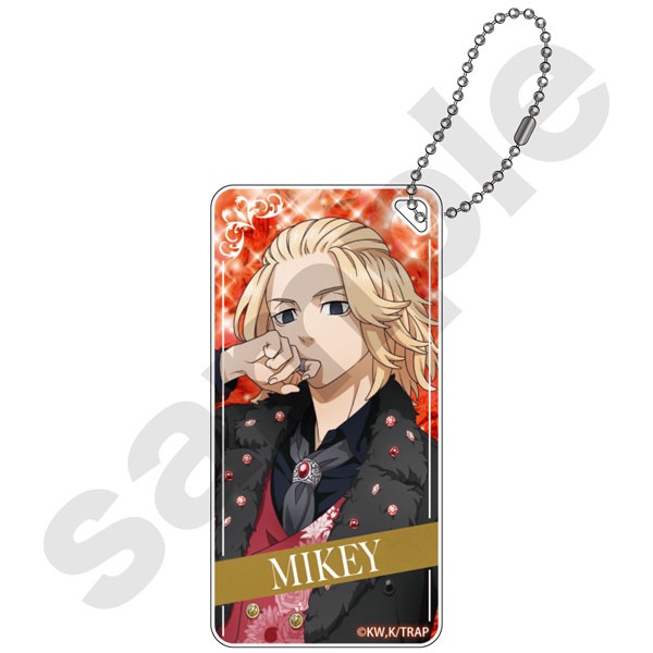 Móc khóa Tokyo Revengers Mikey Mitsuya Draken Takemichi Chifuyu Baji 34 Phụ kiện trang trí túi xách Balo