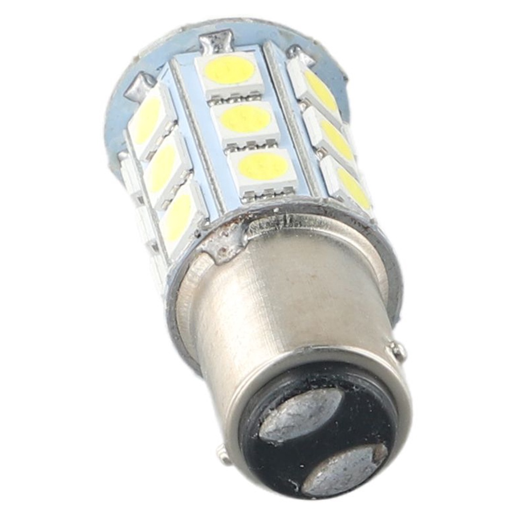 1 Đèn led 1004 1076 1142 27-smd ba15d 6000k Ánh Sáng Trắng Siêu Bền Cho Tàu Thuyền