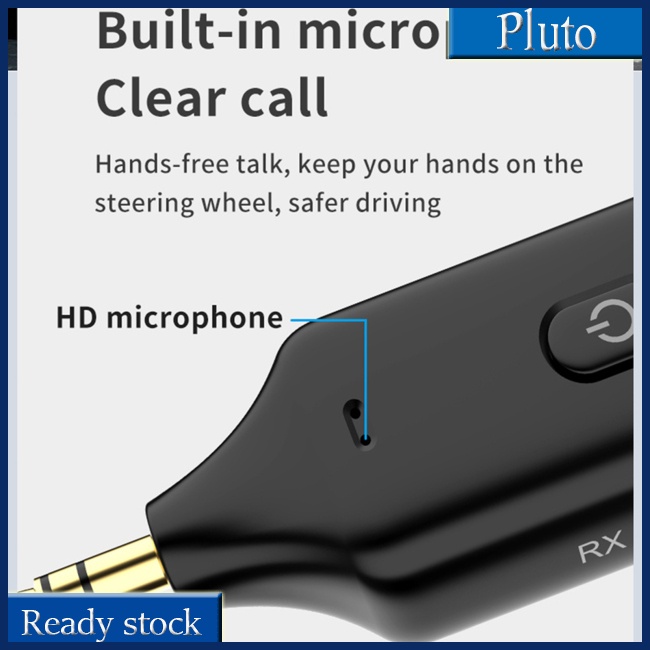 Mới Bộ Chuyển Đổi Âm Thanh Không Dây Kèm Micro Rảnh Tay Cho Xe Hơi