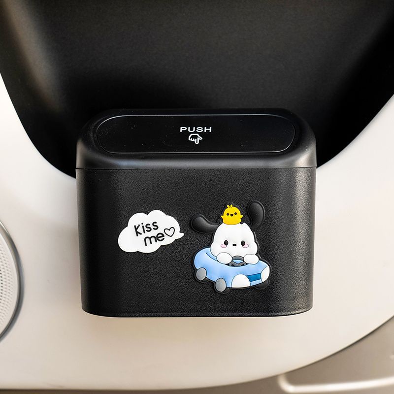 Hoạt Hình Thùng Rác Hình Cún Dễ Thương Cho Xe Hơi Giá Đỡ