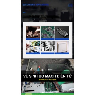 Vệ Sinh Bo Mạch Điện Tử - Nước Tẩy Rửa Vi Mạch, Dây Điện, Đầu Nối, Điểm Tiếp Xúc, Jack Cắm, Điện Thoại, Laptop 