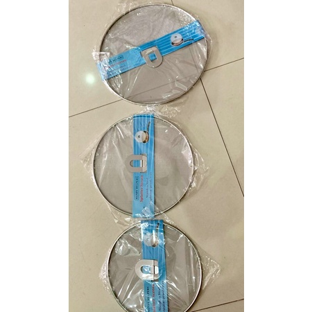 Lưới Đậy Chảo Chống Văng Dầu Mỡ inox cao cấp lưới nhiễn ( Núm tay cầm ở giữa ) Gia Dụng Đức Khôi