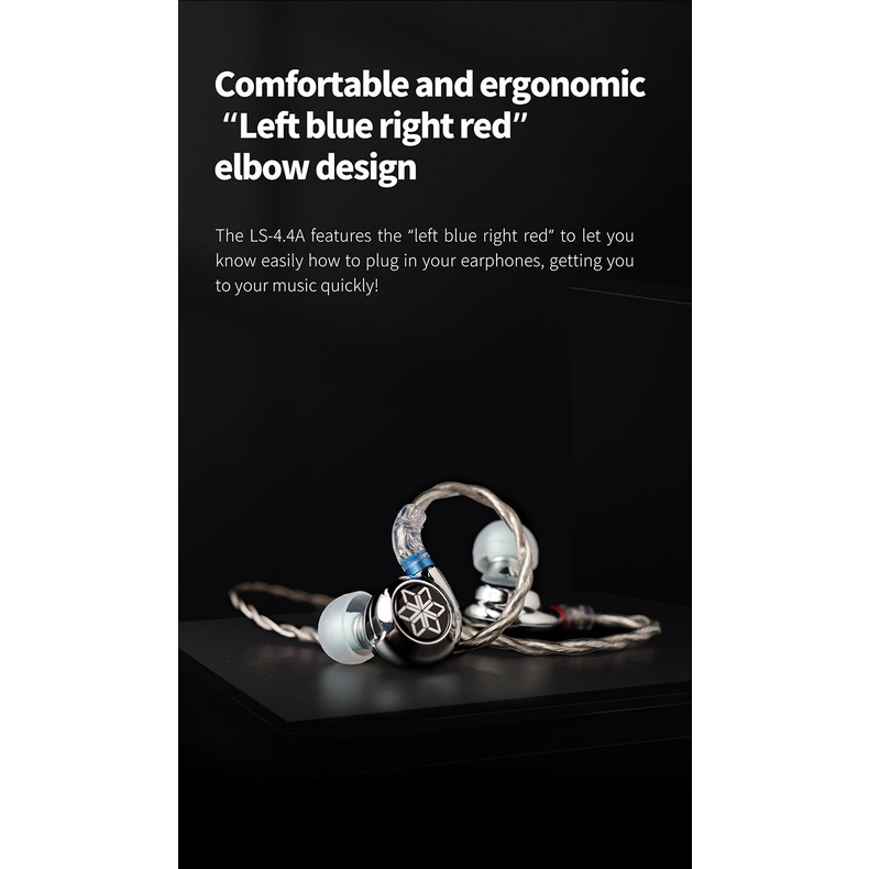 Fiio Dây Cáp Tai Nghe Cân Bằng Mạ Bạc ls-4.4a 4.4mm Sang 0.78mm 2pin Cho fd11 fd3