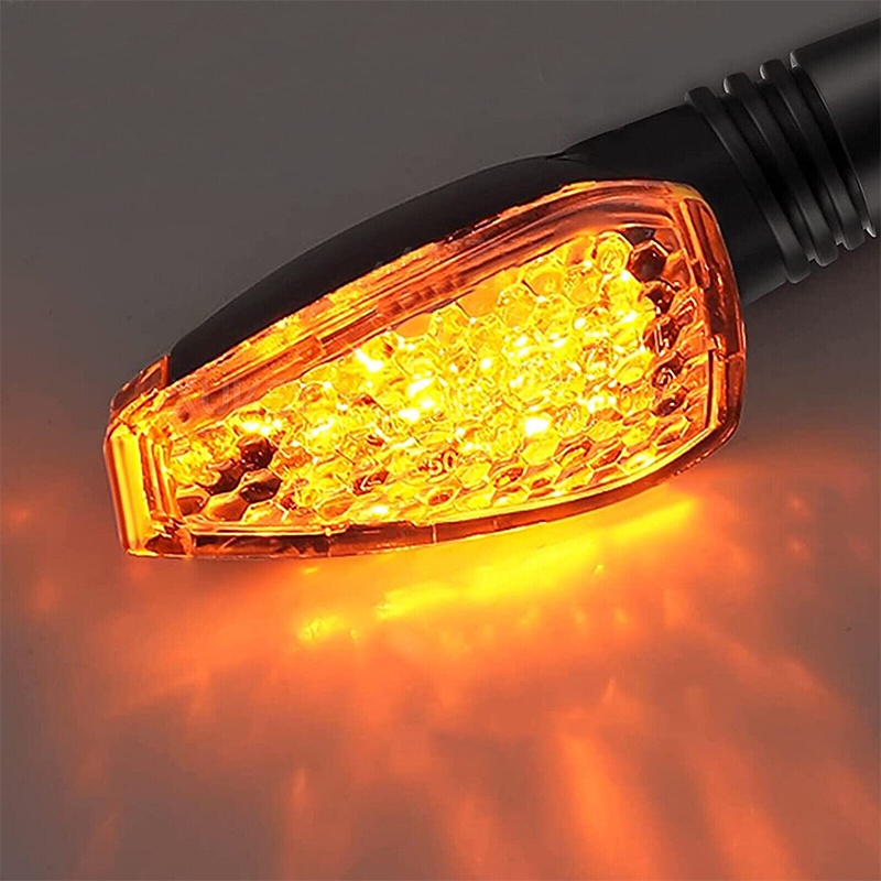 Bộ 2 Đèn led Tín Hiệu m10 12v Chống Thấm Nước Chuyên Dụng Cho Xe Mô Tô