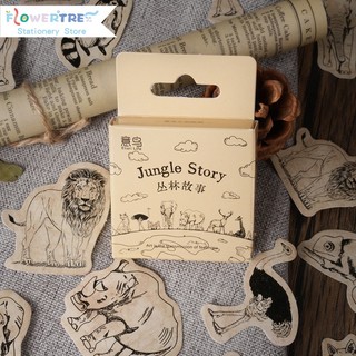 Bộ 46 sticker trang trí sổ nhật ký xinh xắn