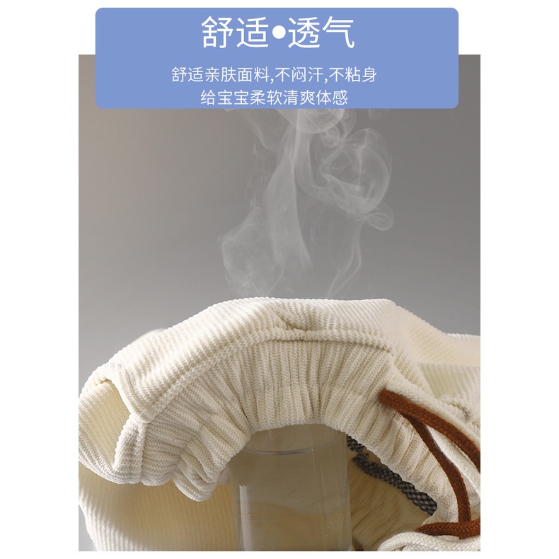 Quần Dài Thể Thao Dáng Rộng Thoáng Khí Thời Trang Thu Đông Cho Bé 80-160cm