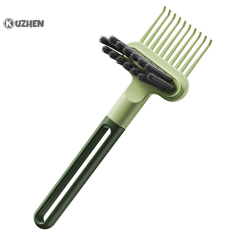 Kuzhen Bàn Chải mini Làm Sạch Lược Chải Tóc Sáng Tạo 2 Trong 1