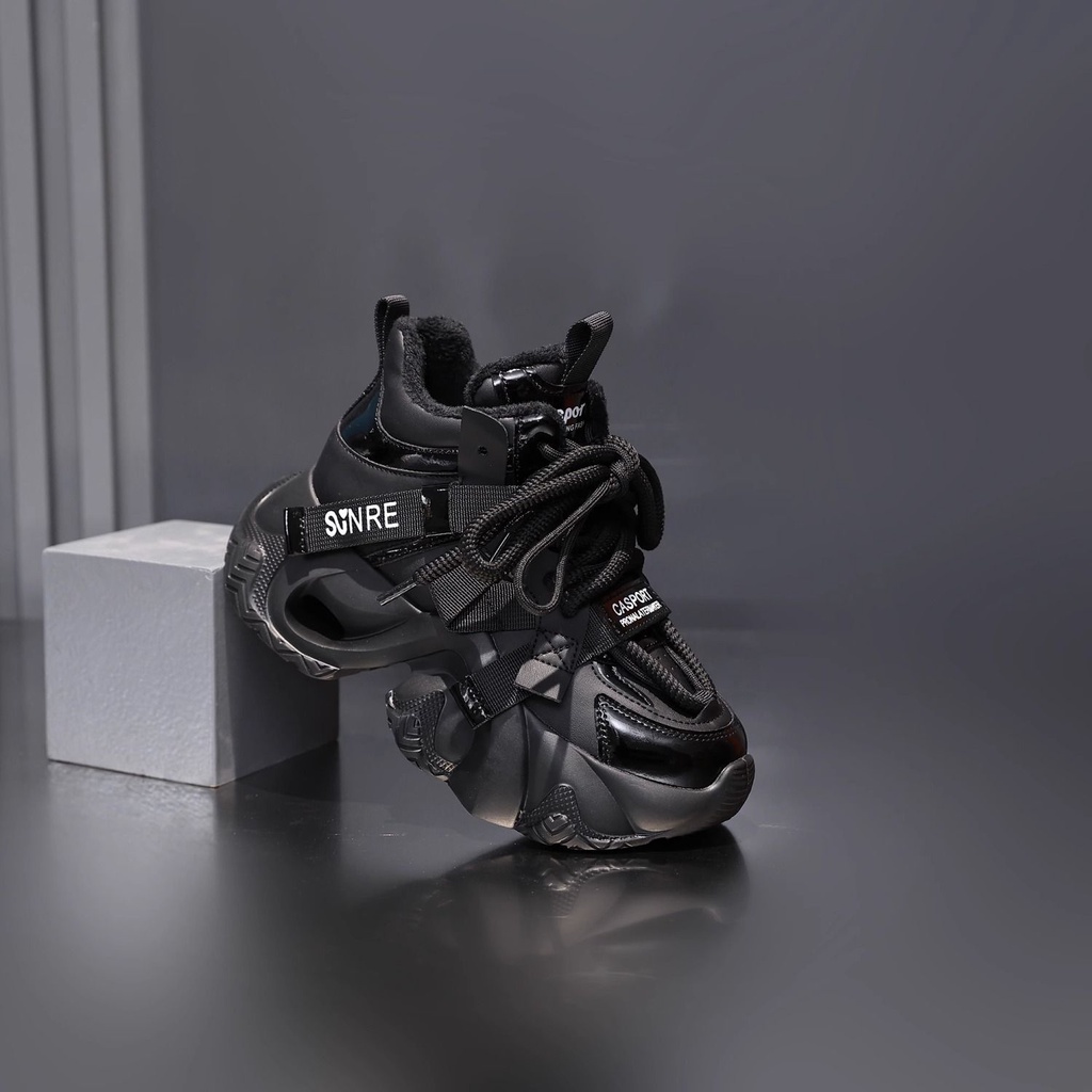 Giày Thể Thao Đế Mềm Dày 6cm Tăng Chiều Cao 2023 Thời Trang Thu Đông Cho Nữ