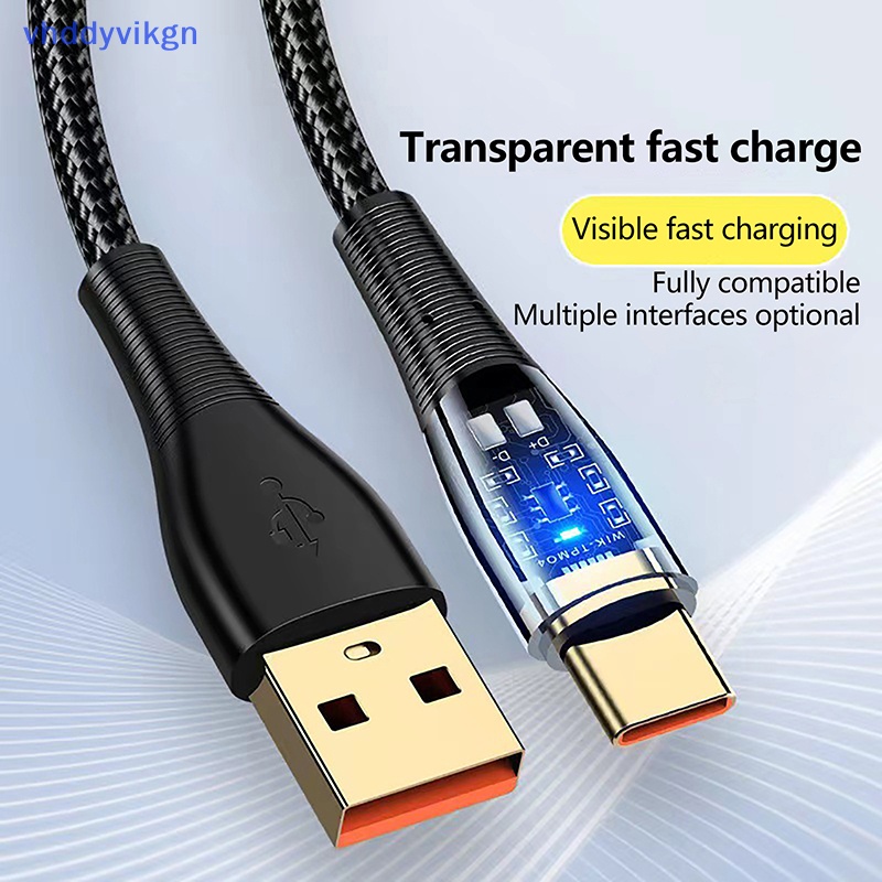Dây Cáp Sạc Nhanh vhdd 100w usb Sang type c Cho iphone 15 huawei xiaomi samsung