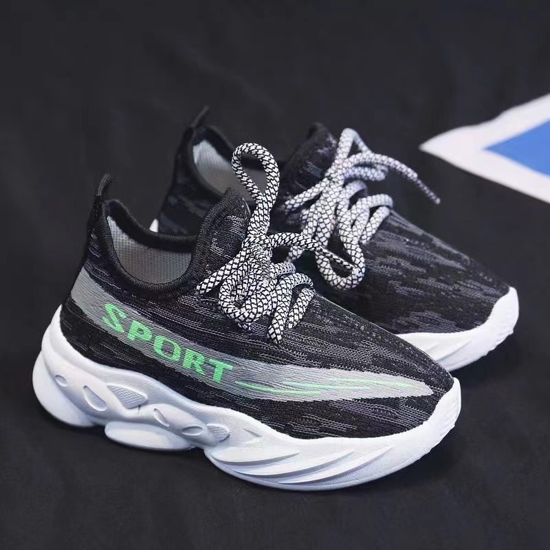 Giày thể thao mới cho trẻ em Size25-32 🌸 Giày dành cho trẻ mẫu giáo, kiểu dáng yeezy