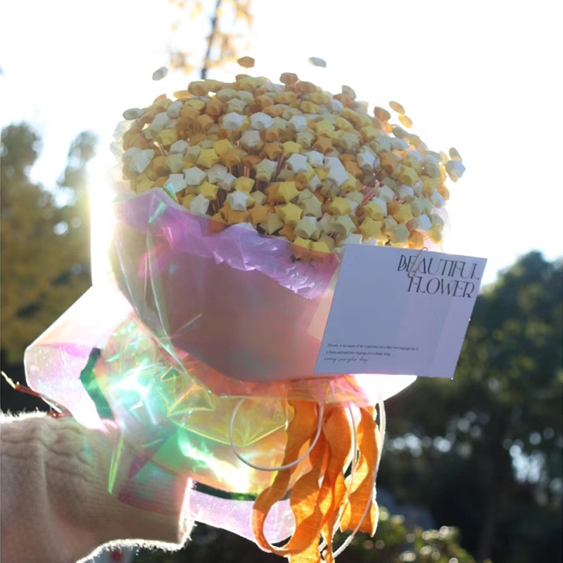 120 Ngôi Sao Giấy Xếp origami Nhiều Màu