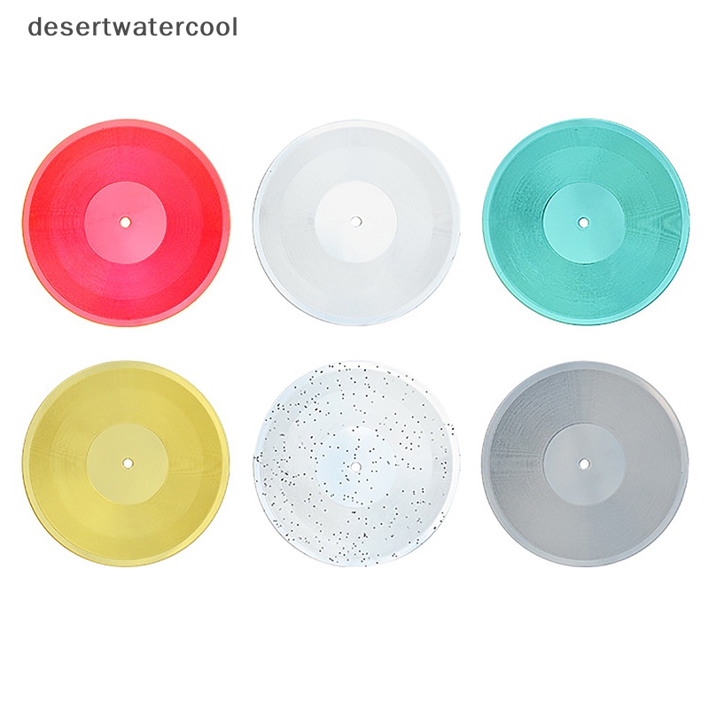 Dc set 6 Mô Hình Đĩa Thu Âm mini Trang Trí Nhà Búp Bê