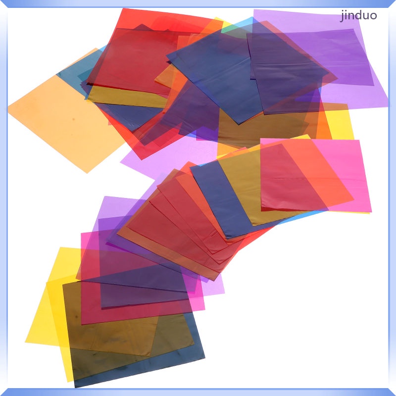 Set 84 Tấm Bóng Kính Trong Suốt Nhiều Màu Dùng Trang Trí diy