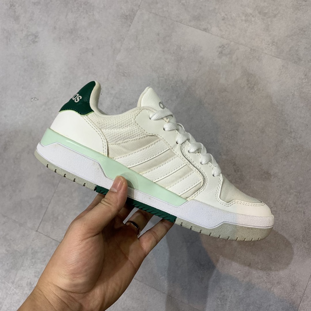 2hand giày adidas neo Entrap White Green FW9334 SIZE 40 PVN9537