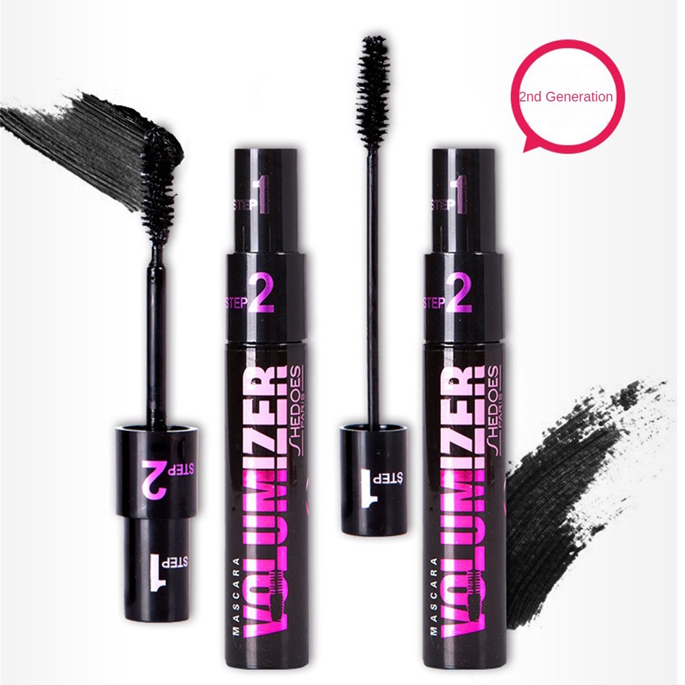 Shedoes Mascara Chống Thấm Nước Lâu Trôi 36H Uốn Mi Dài Chống Nhòe Dễ Trang Điểm Mắt, Mỹ   Dễ Thương