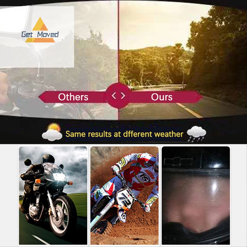 Miếng Dán nano Chống Sương Mù Và Mưa Dành Cho Mũ Bảo Hiểm Xe Máy Mới