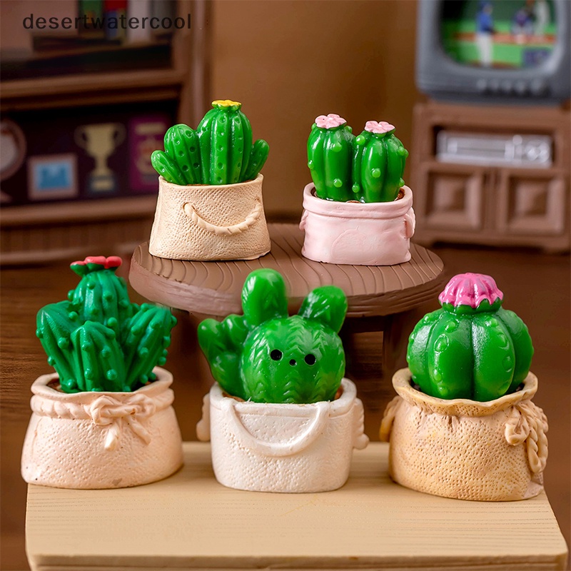 1 Đồ trang trí Cây Xương Rồng / Thỏ Mini Trang Trí Nhà Búp Bê