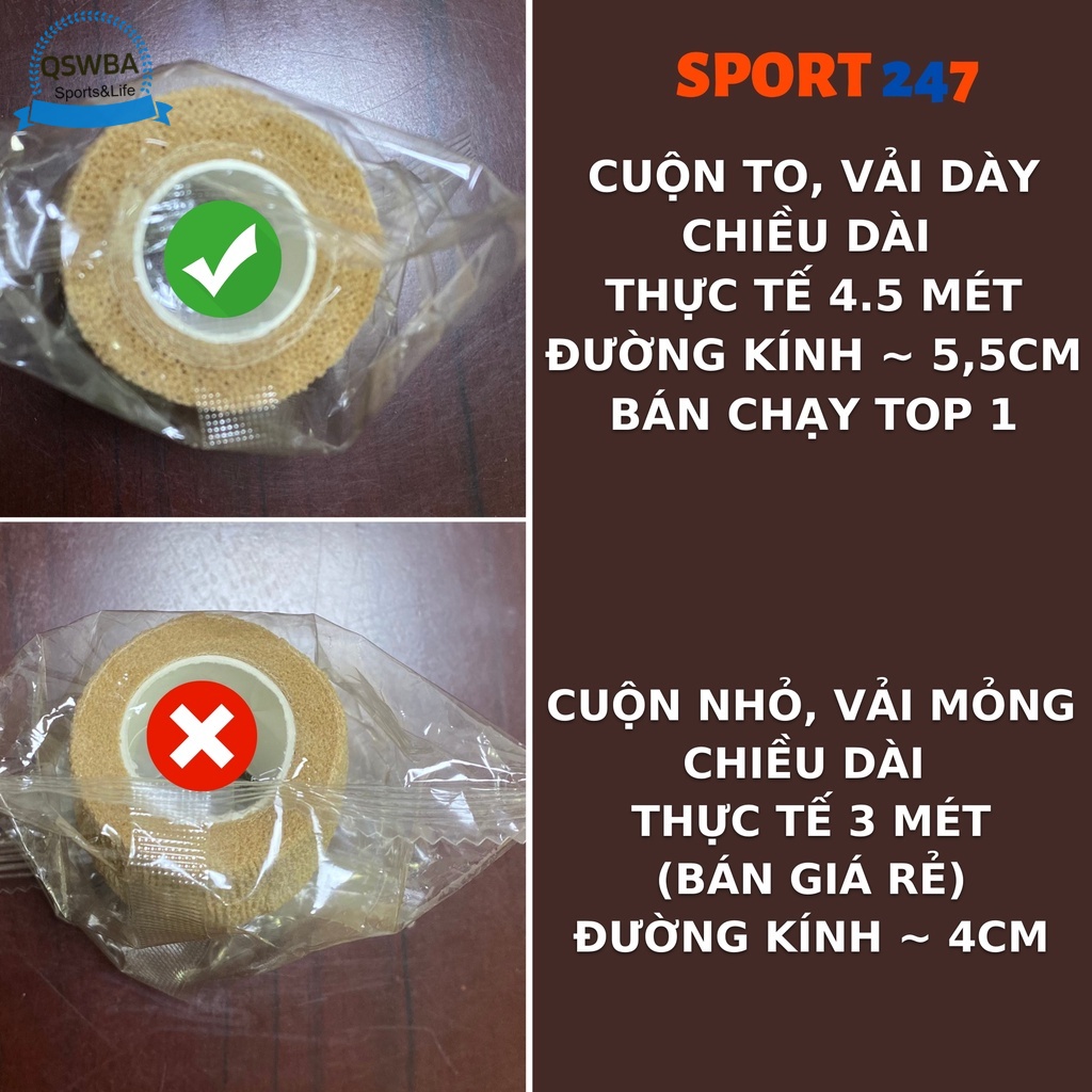 Băng Quấn Bảo Vệ Mắt Cá Chân Tự Dính Khi Chơi Thể Thao