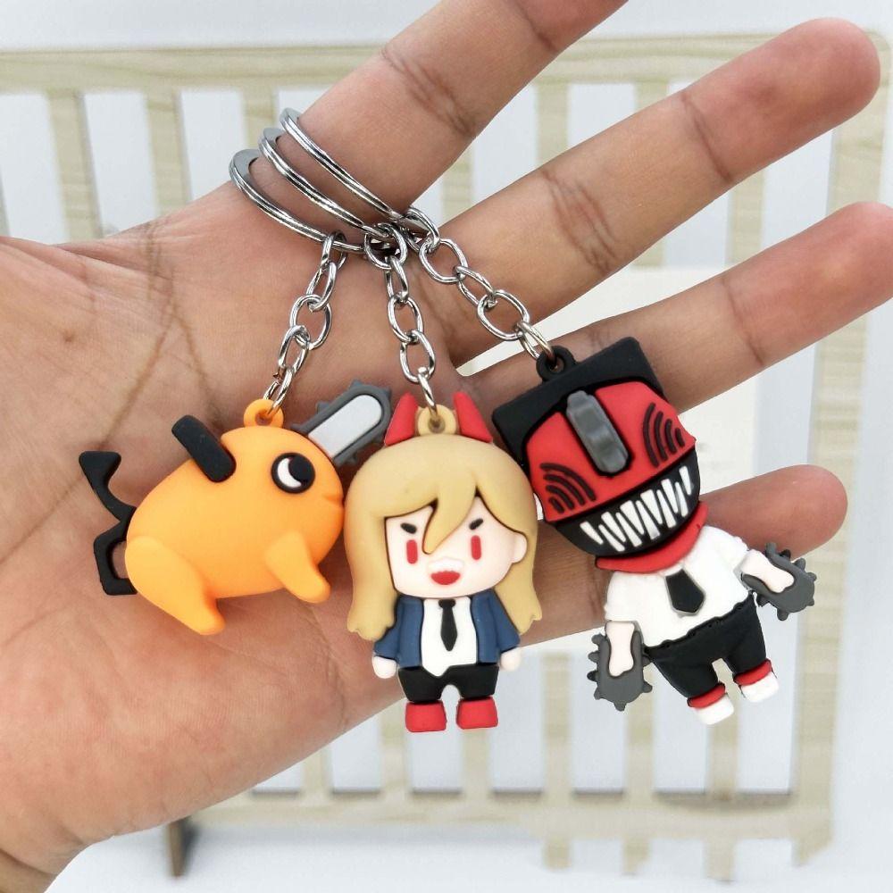 Mmluck Móc Chìa Khóa Xe Hơi / Túi Xách Bằng Cao Su Mềm Hình Móng Vuốt Người Đàn Ông anime Dùng Làm Quà Tặng Trang Sức