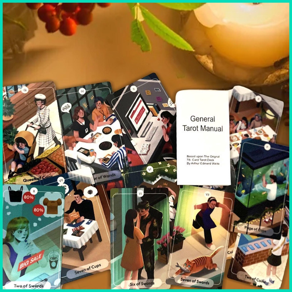 Bộ Bài tarot 78 Lá Tiếng Anh Cho Người Mới Bắt Đầu