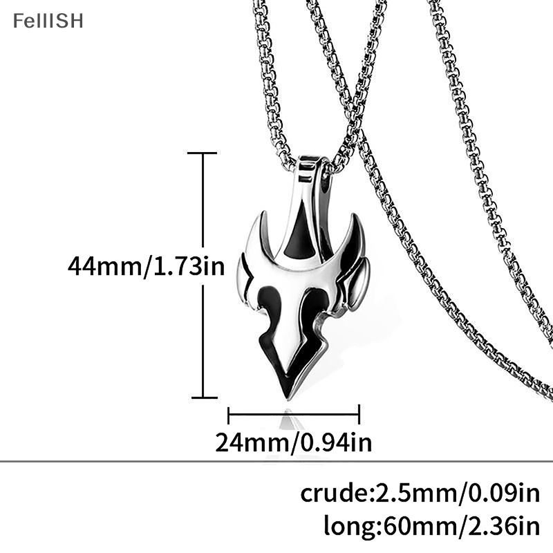 Vòng cổ Hợp Kim Mặt Hình Ngọn Lửa Phát Sáng Phong Cách hip hop Cho Nam 439br