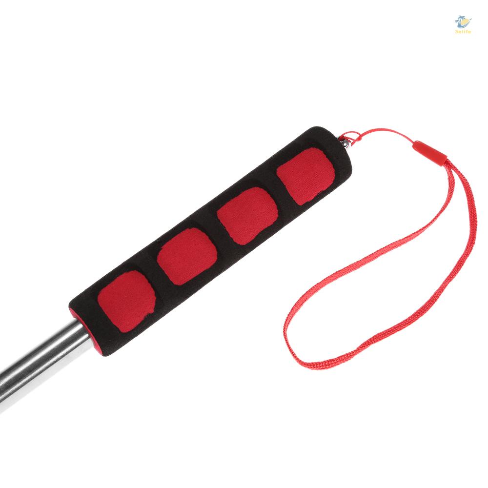 New 1.2 Meters Outdoor Flagpole Stainless Steel Telescopic Flag Pole for Teachers' Teaching Pointer Tour Guide Banner 47