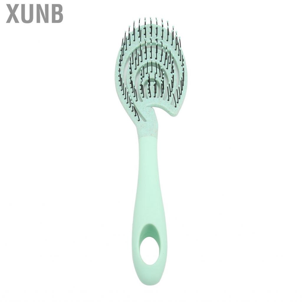 Xunb Non Static Comb  Washable Hollow Modeling Quickly Ball  Hangable Arc Touch Scalp for Men Women Salon
