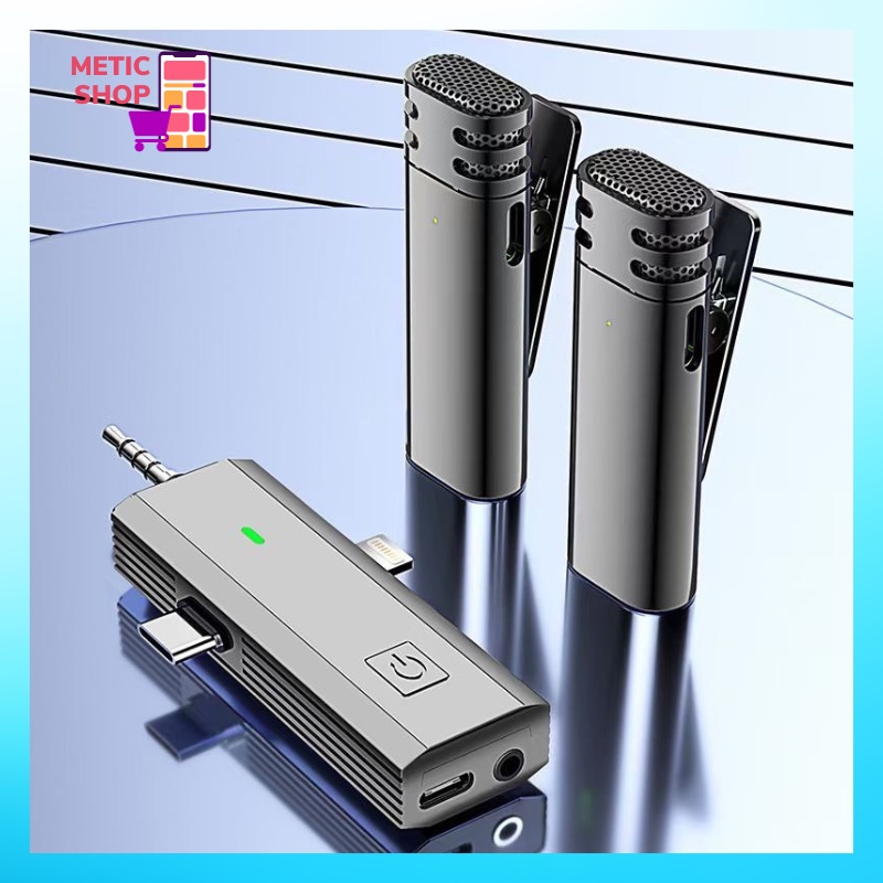 Micro Không Dây S17 3 Trong 1 Thông Minh Chống Ồn Cho Iphone, Android , Micro Thu Âm Livestream