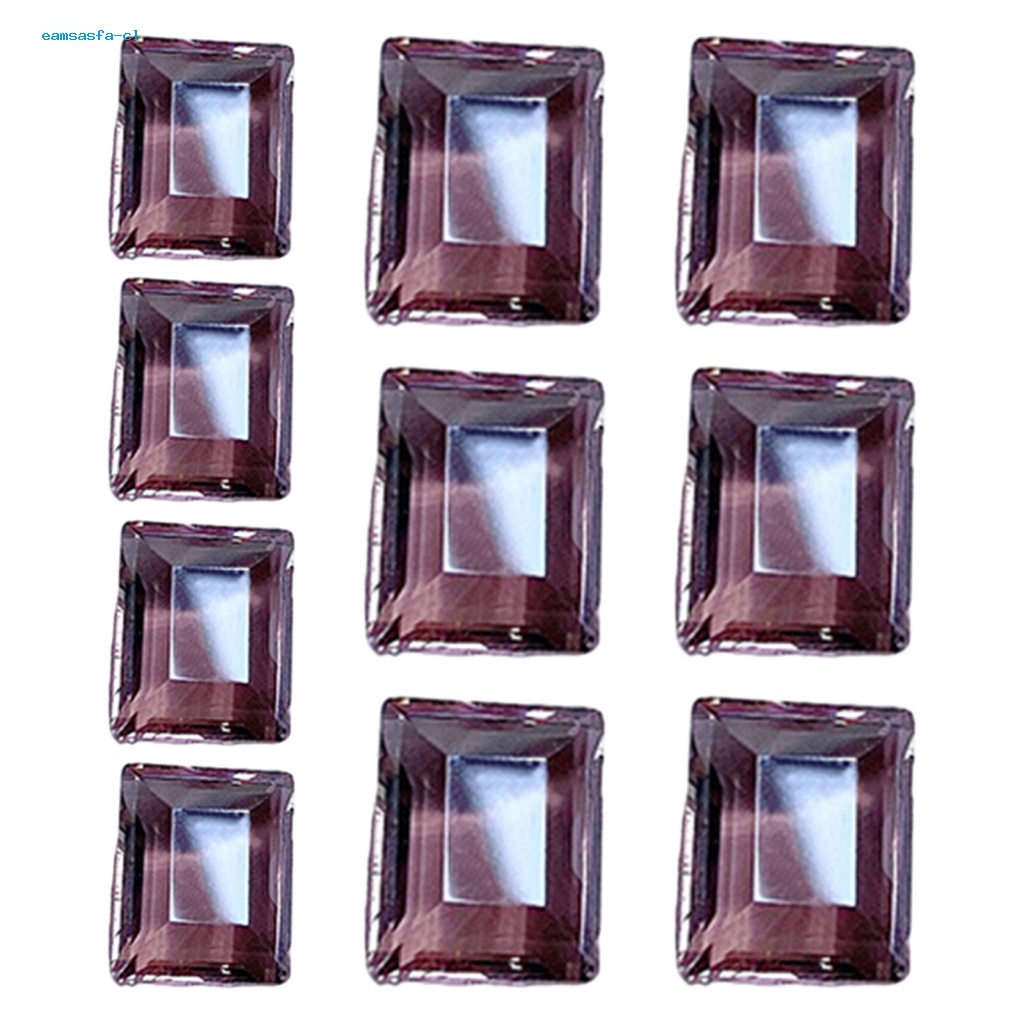 Set 10 Hạt Đá Pha Lê 3d Trang Trí Móng Tay Nghệ Thuật diy charms