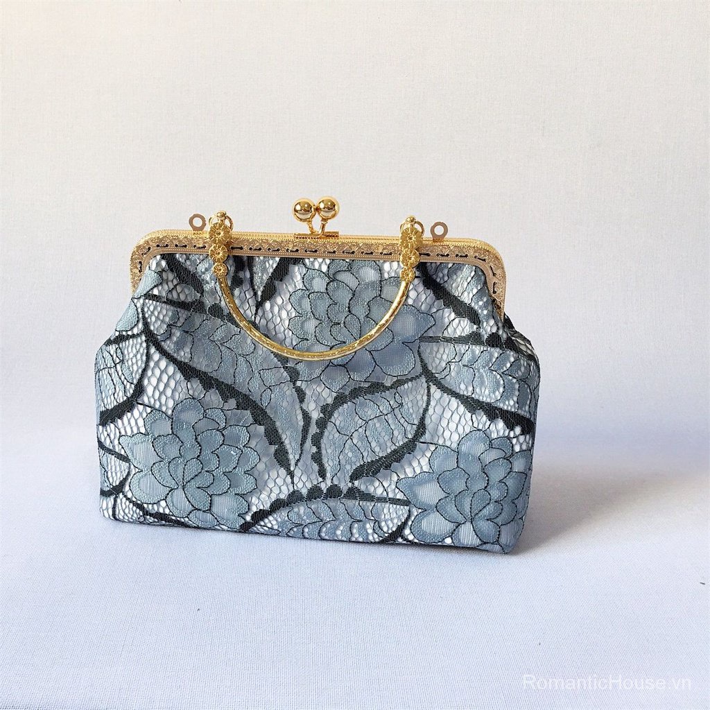 Túi Đeo Chéo Phối Ren Mẫu Mới 2019 Thời Trang Cho Nữ