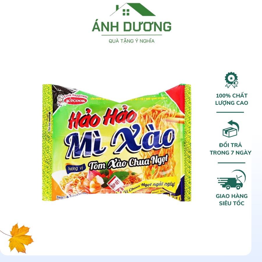 MÌ XÀO HẢO HẢO TÔM XÀO CHUA NGỌT 75G