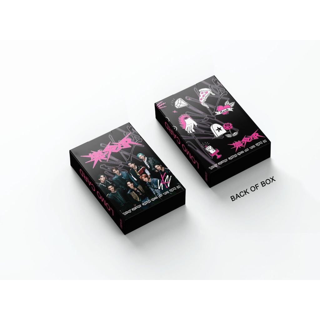 Hộp 55 Ảnh lomo card Nhóm Nhạc kpop stray kids - star