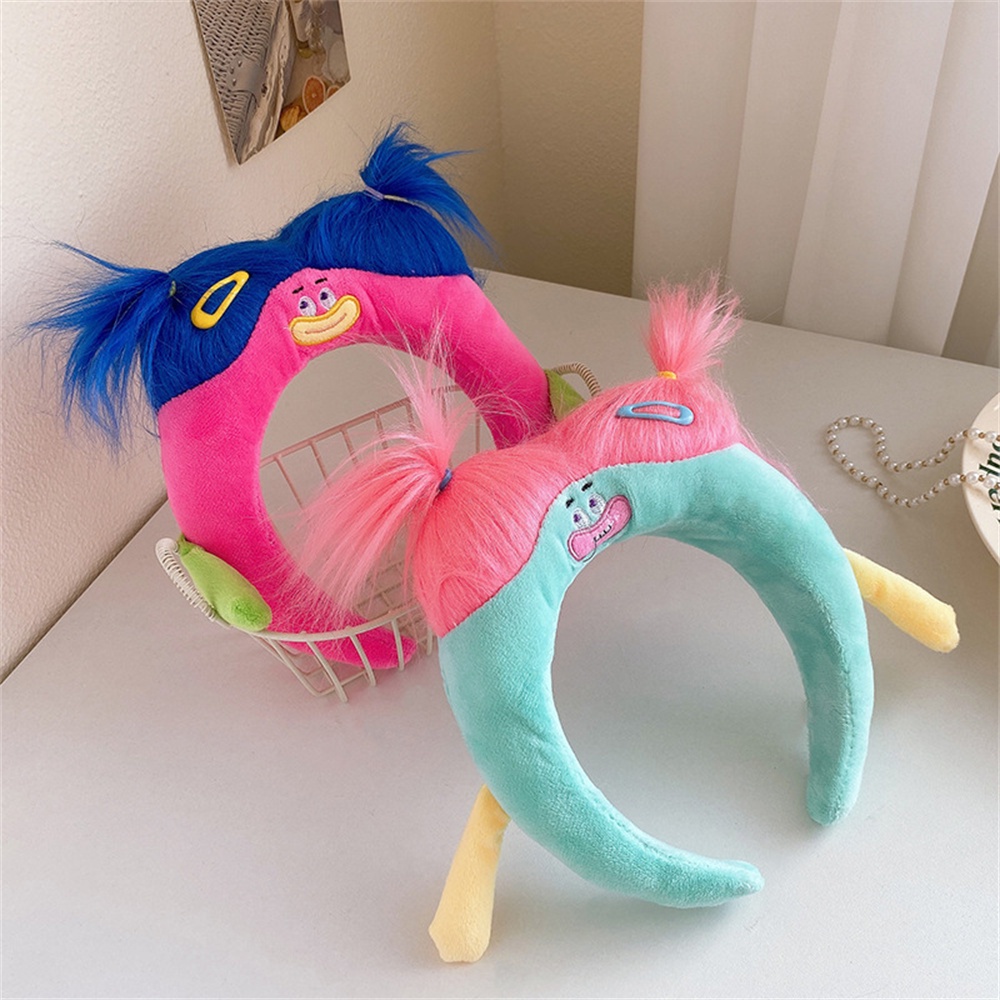 Ngọt Ngào, Dễ Thương, Hoạt Hình Ngộ Nghĩnh, Búp Bê Xấu Xí Sang Trọng Băng đô Bím Kỳ Cục/Vòng Cài Tóc Màu Kẹo đa Năng Sáng Tạo Dành Cho Nữ.