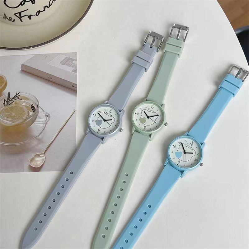 Đồng Hồ Đeo Tay Kiểu Nhật Bản Thiết Kế Đơn Giản Dễ Thương Cho Bé