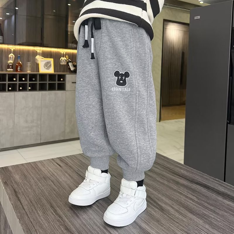 Michley Quần Thể Thao Chất Liệu Nhung Dày Dặn Thời Trang Thu Đông Cho Bé Trai