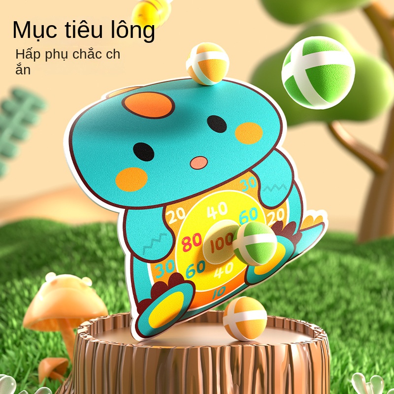 Súng Bắn Bóng Dính Hình Khủng Long Đồ Chơi Thể Thao Trong Nhà / Ngoài Trời Cho Trẻ Em