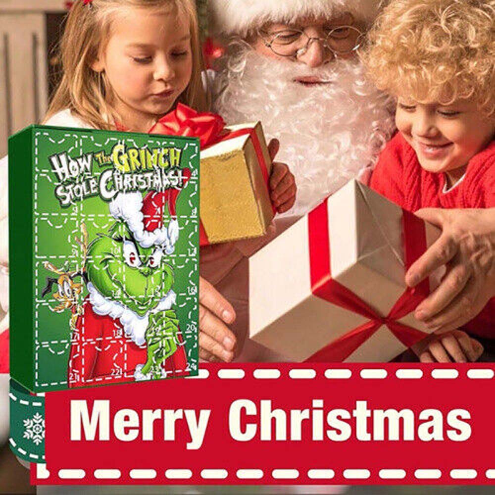 The Grinch Christmas Advent Calendar Blind Box Countdown Xmas Gift Kids 24 Gifts