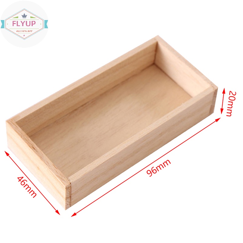 Giỏ Gỗ mini Đựng Trái Cây / Rau Củ Quả Trang Trí Nhà Búp Bê vn