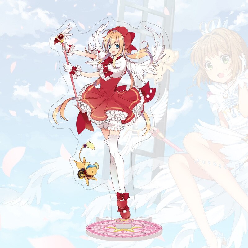 Mô hình Standee Thủ lĩnh thẻ bài Anime Cardcaptor Sakura Lisaoran Sakura Touya Yukito in hình các nhân vật dễ thương