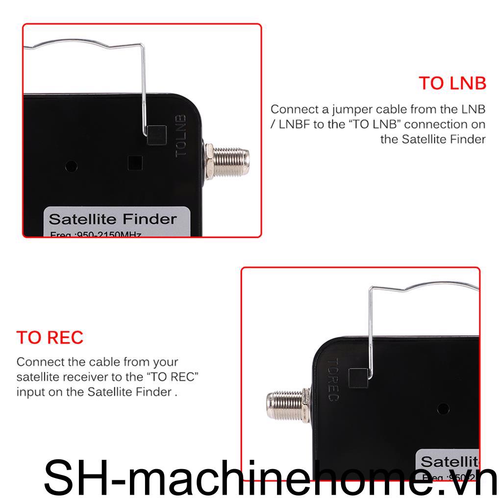 Máy Dò Tín Hiệu Vệ Tinh Chuyên Nghiệp Với 4 Đầu Dò