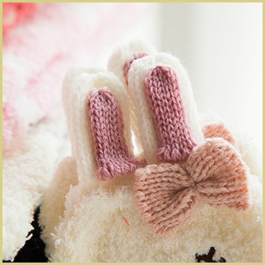 Vớ Vải Lông Cừu San Hô Dày Dặn Thoải Mái Vui Nhộn Cho Nữ