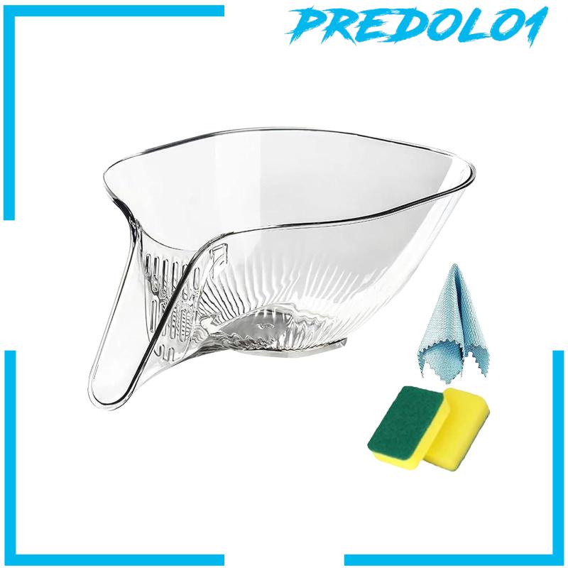 Rây Lọc Với 2 Miếng Bọt Biển Và 1 Khăn Lau Đa Năng Cho Nhà Bếp