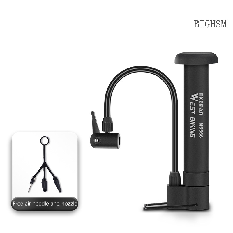 Bơm Xe Đạp mini Di Động Kèm Ống Nối Dài skk