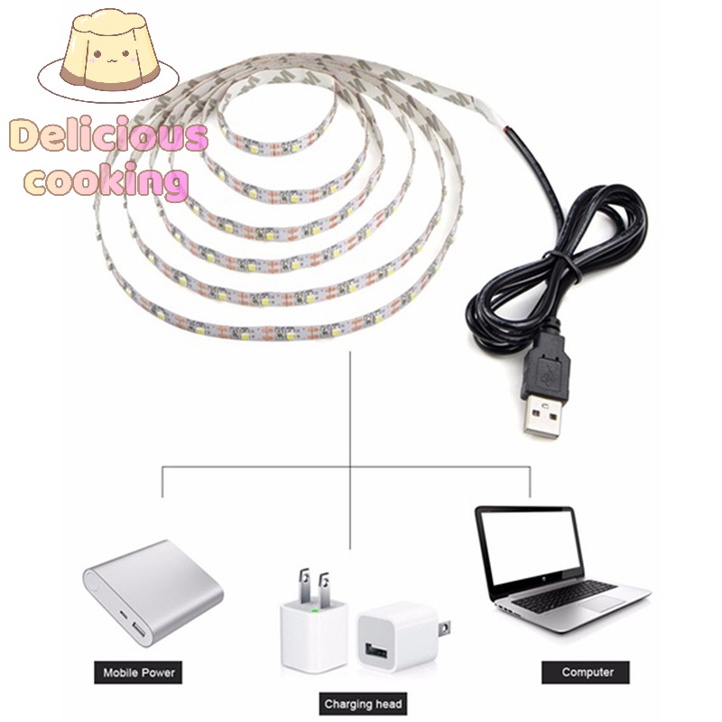 Dải Đèn led usb tv Trang Trí Phông Nền tv 5v