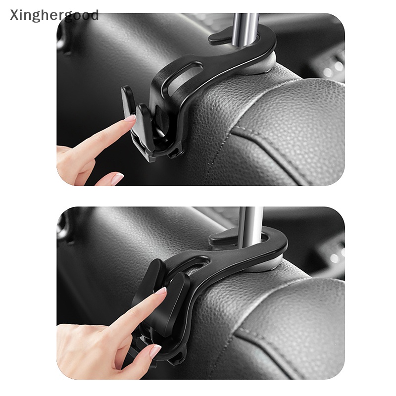 Xinghergood Set 2 Móc Treo Đồ Gắn Ghế Ngồi Xe Hơi Có Thể Gấp Gọn Thông Dụng xhg